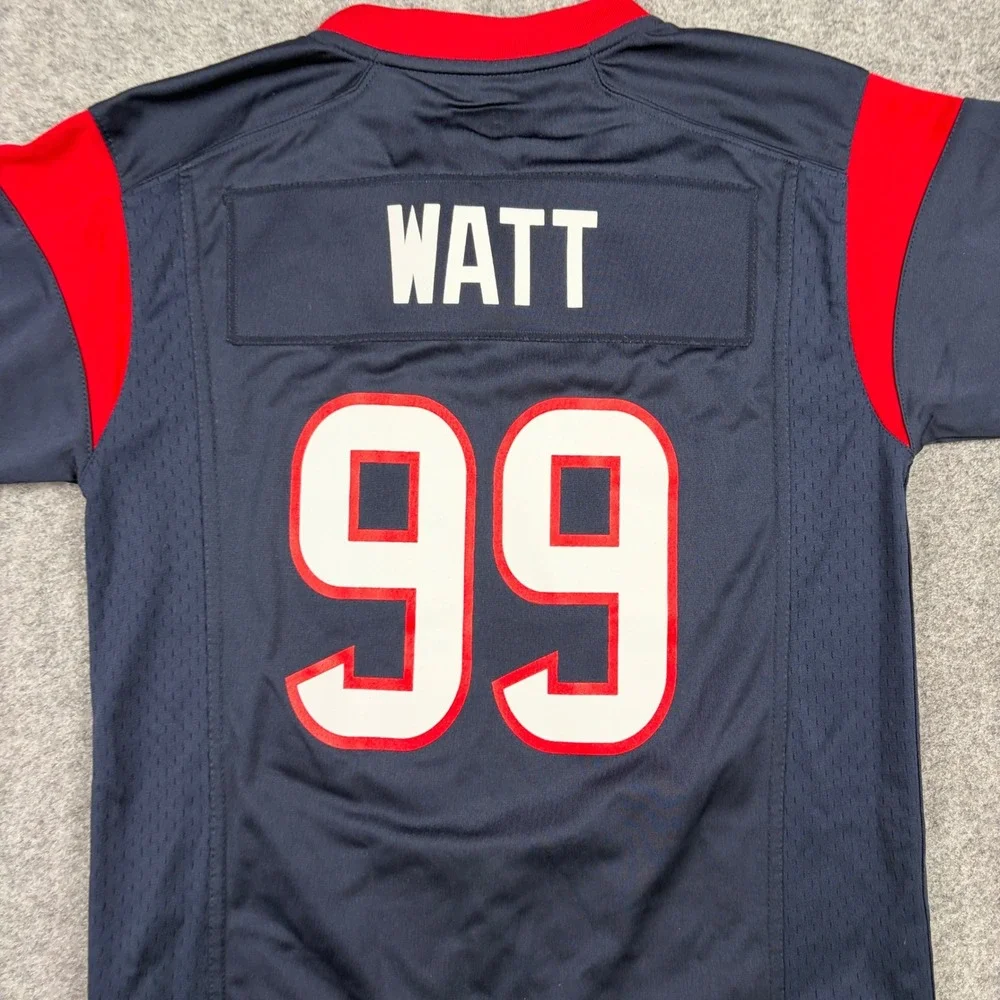 Nike NFL Jersey Youth Medium Blue Houston Texans JJ Watt 99 On Field Football
